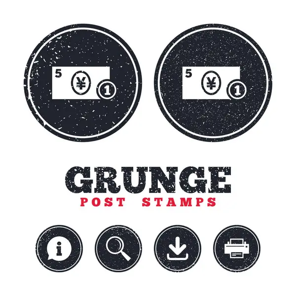 Grunge 邮政邮票 — 图库矢量图片