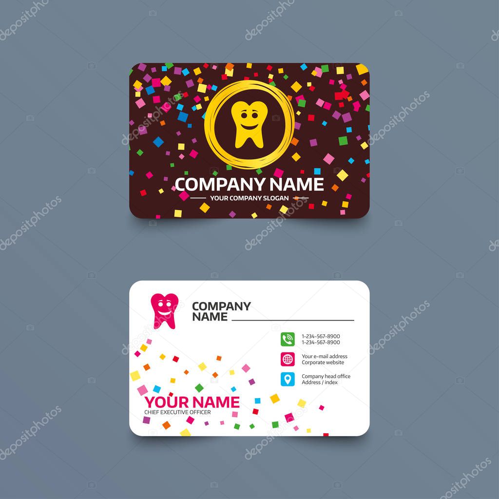 Visiting card icon