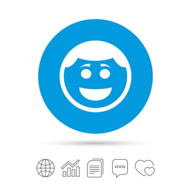 Konuşma balonu simgeler sohbet