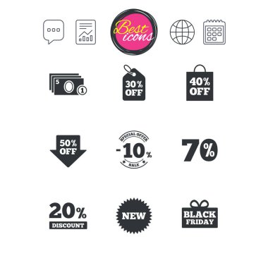 Klasik basit düz web simgeler