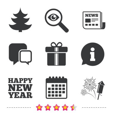 Gazete ve takvim simgeler