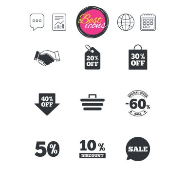 Klasik basit düz web simgeler