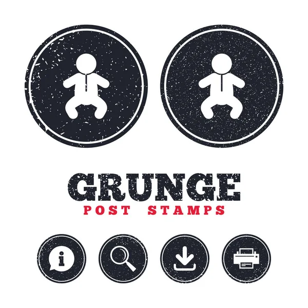 Grunge-Briefmarken — Stockvektor