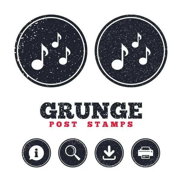 Grunge 邮政邮票 — 图库矢量图片