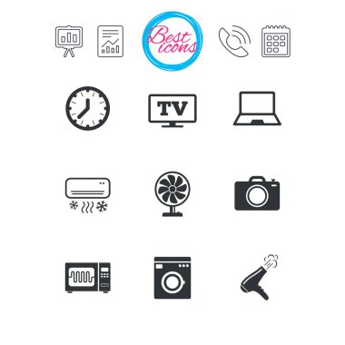 Ev aletleri, aygıt simgeleri. 