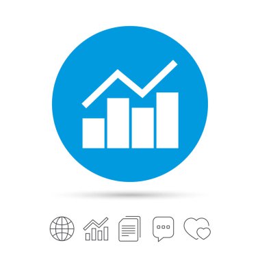 grafik grafik işareti simgesi. Diyagram simgesi.
