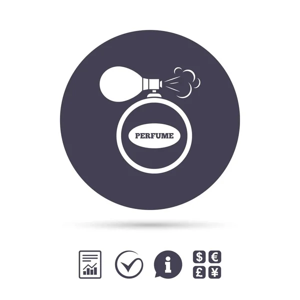 Pictogram parfumflesje — Stockvector