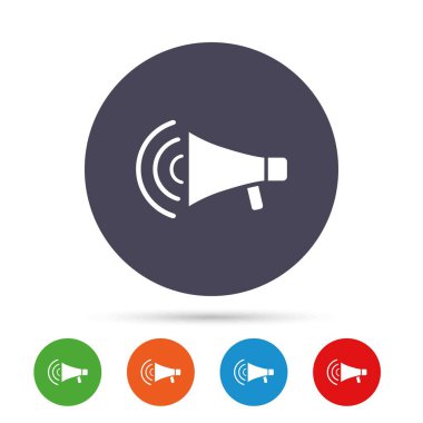 megafon işareti simgesi