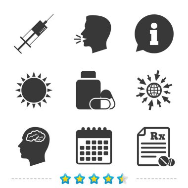 tıbbi simgeler ayarlandı