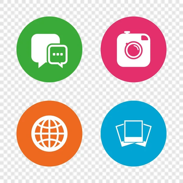 Iconos de redes sociales — Vector de stock