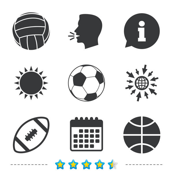 Sport flat logos 