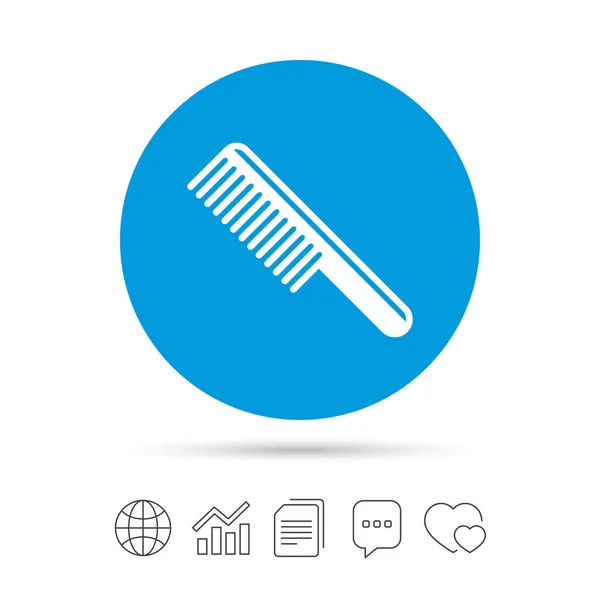 Comb hair icon — Stock Vector