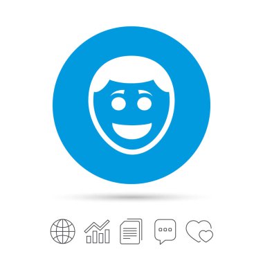 Gülümsemek yüz simgesi