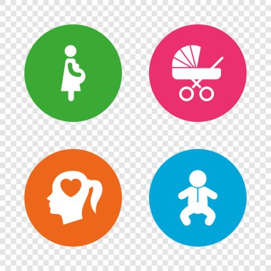 Bebek bebek, hamilelik ve adamcağız işaretleri. 