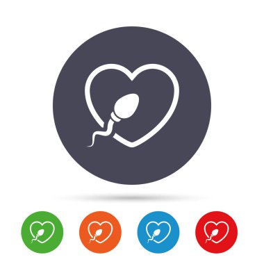 Fertilizasyon düz simgeler