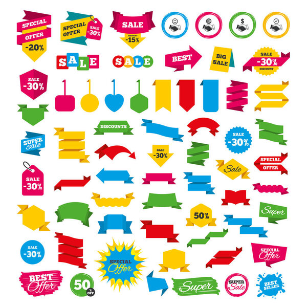 Web banners and labels.