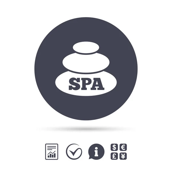 Spa stones icon — Stock Vector