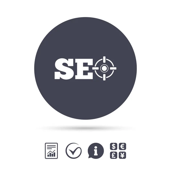 Search Engine Optimization icons — Stock Vector