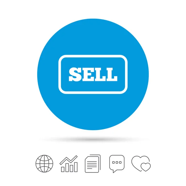 Sell sign icon. — Stock Vector