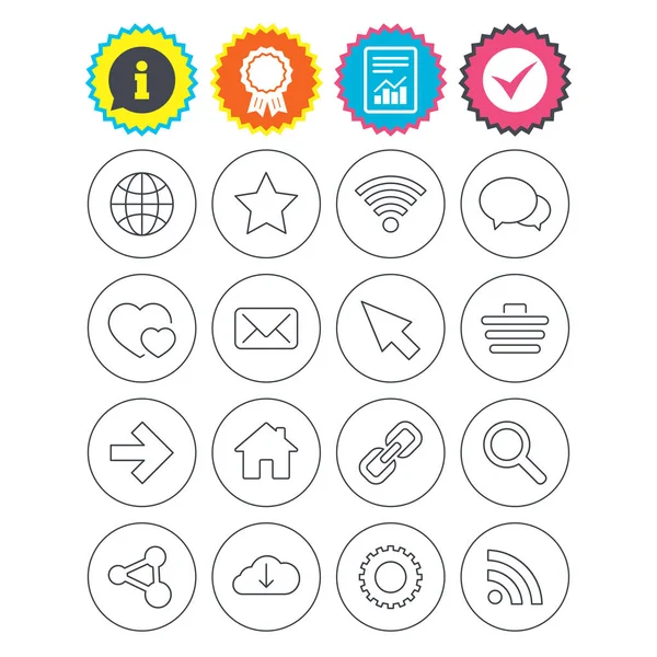 Internet and Web icons. — Stock Vector