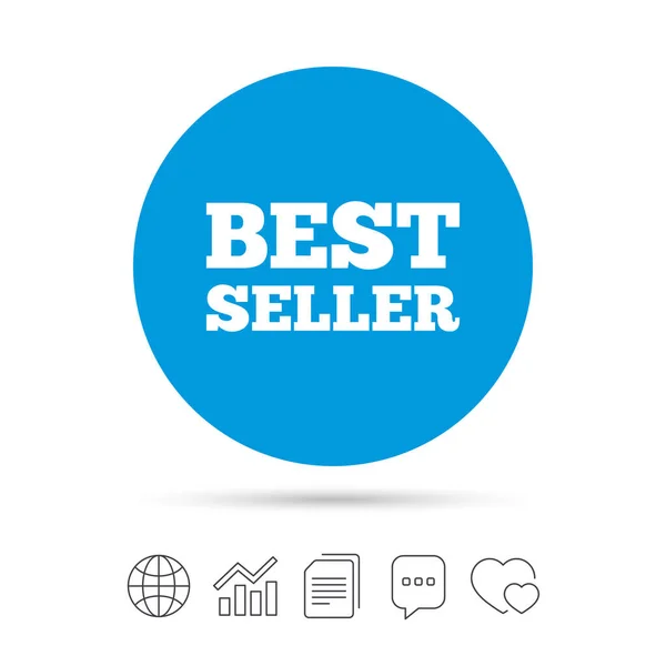 Best seller award symbol. — Stock Vector