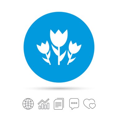 Çiçek işareti simgesi 