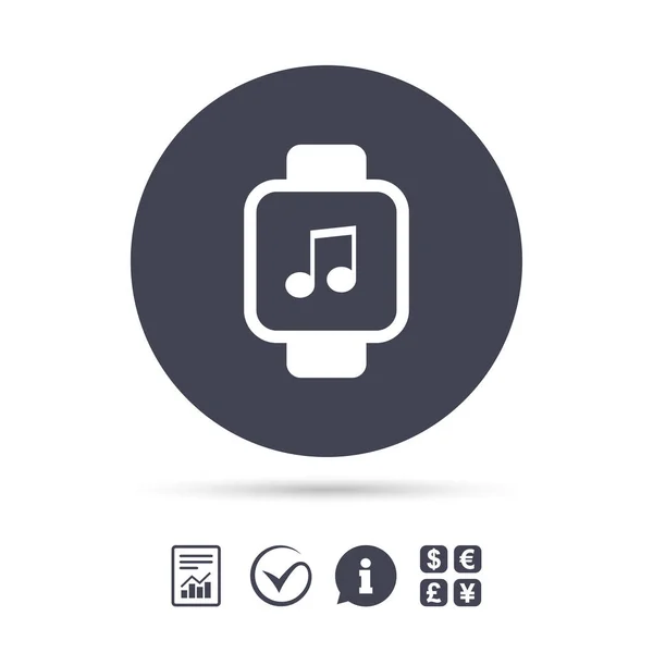 Smart watch sign icon