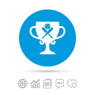 Beyzbol sopası işareti simgesi 