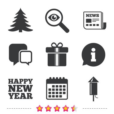 Mutlu yeni yıl işaretleri