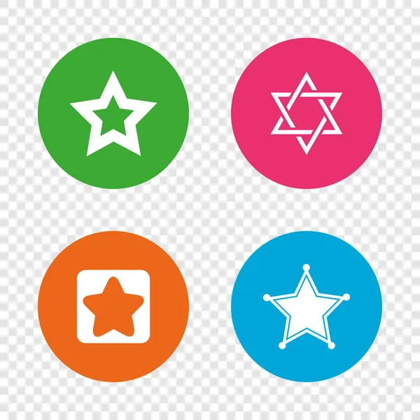 Set van ster iconen — Stockvector