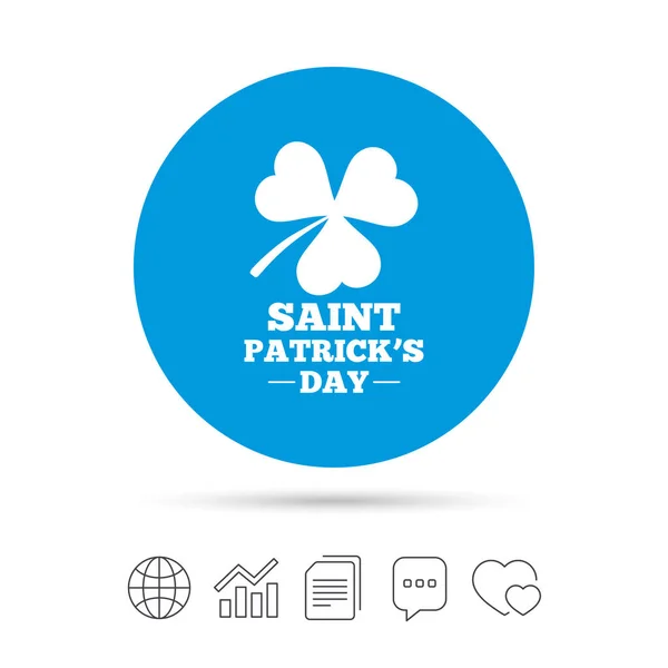 Saint patrick icônes de jour — Image vectorielle