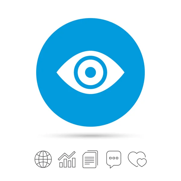 Eye sign icon