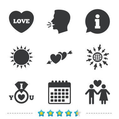 Sevgililer günü simgeler