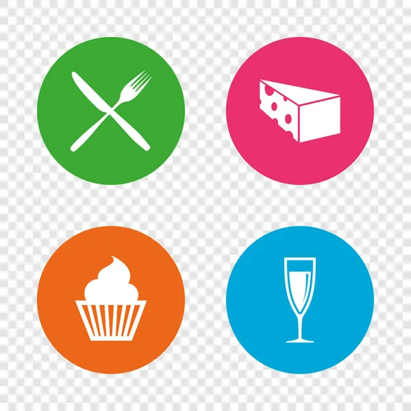 Design de ícones alimentares —  Vetores de Stock