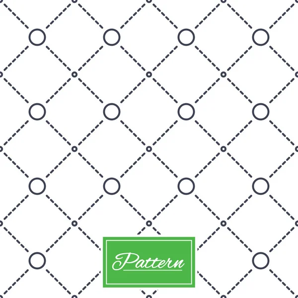 Cercles motif sans couture — Image vectorielle