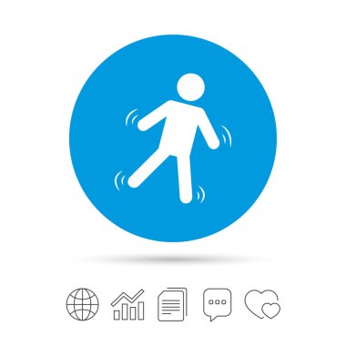 Adam işareti simgesi düşüyor