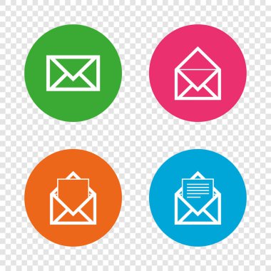 posta zarf simgeleri.