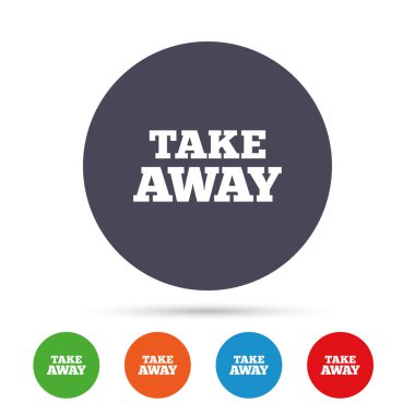 Take away işareti simgesi