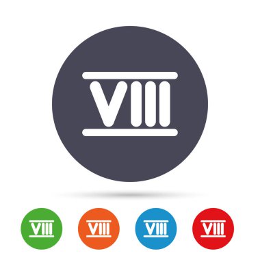 Romen rakamı sekiz simgesi