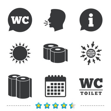 tuvalet kağıdı simgeler