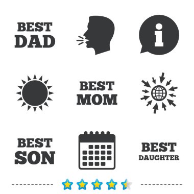 En iyi anne ve baba, oğlu, kızı 