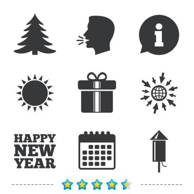 mutlu yeni yıl işareti