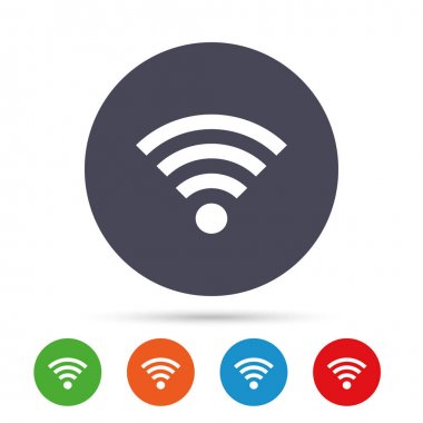WiFi işareti. kablosuz simgesi