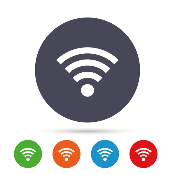 Panneau Wifi. symbole Wi-Fi — Image vectorielle