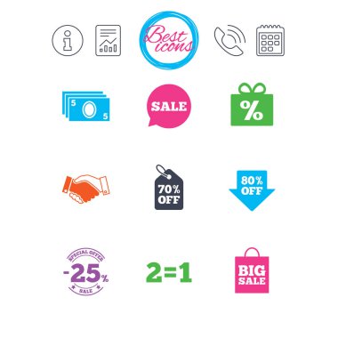 Satış iskontoları simgesi