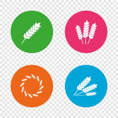 gluten ücretsiz simgeler.