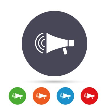 megafon işareti simgesi