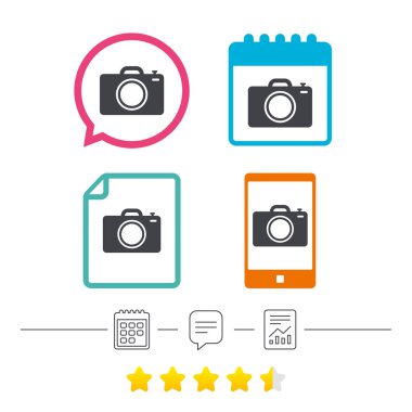 Fotoğraf kamera işareti simgesi