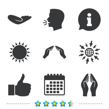 başparmak yukarıya ve sigorta sembolleri gibi.