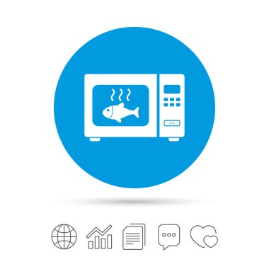 mikrodalga fırın işareti simgesi.